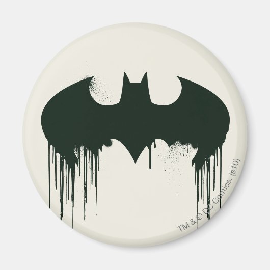 Batman Symbol | Spuitverf-Logo Magneet (Voorkant)