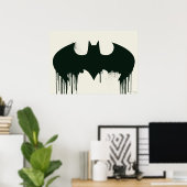 Batman Symbol | Spuitverf-Logo Poster (Thuiskantoor)