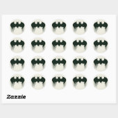 Batman Symbol | Spuitverf-Logo Ronde Sticker (Vel)
