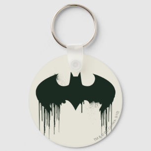 Batman Symbol   Spuitverf-Logo Sleutelhanger