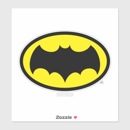 Batman Symbol Sticker (Vel)