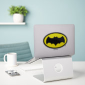 Batman Symbol Sticker (Laptop op bureau)