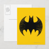 Batman Symbol | Streak-Logo Briefkaart (Voorkant / Achterkant)
