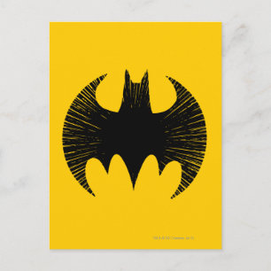 Batman Symbol Streak-Logo Briefkaart