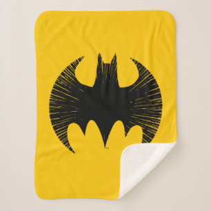 Batman Symbol   Streak-Logo Sherpa Deken