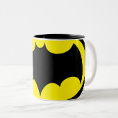 Batman Symbol Tweekleurige Koffiemok (Voorkant rechts)