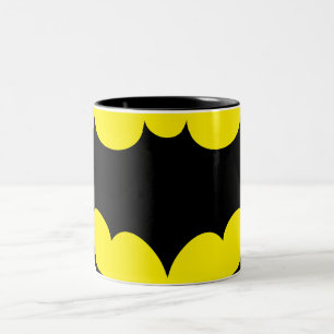 Batman Symbol Tweekleurige Koffiemok