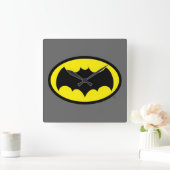 Batman Symbol Vierkante Klok (Huis)