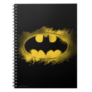 Batman Symbol Zwarte en gele Logo Notitieboek