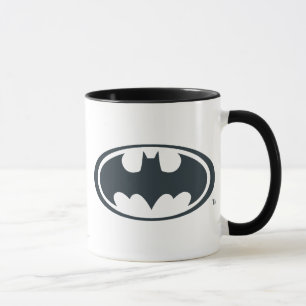 Batman Symbol   Zwarte en witte Logo Mok