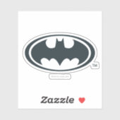 Batman Symbol | Zwarte en witte Logo Sticker (Vel)