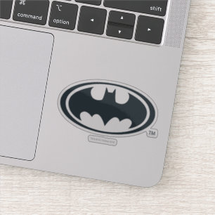 Batman Symbol   Zwarte en witte Logo Sticker