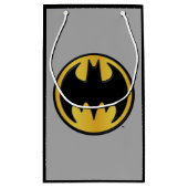 Batman Symbool | Klassiek Rond Logo Klein Cadeauzakje (Achterkant)