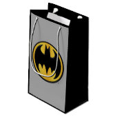 Batman Symbool | Klassiek Rond Logo Klein Cadeauzakje (Achterkant Gekanteld)