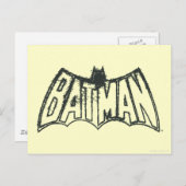 Batman |  symbool Logo Briefkaart (Voorkant / Achterkant)