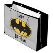 Batman-symbool | Ovaal logo Groot Cadeauzakje (Voorkant Gekanteld)