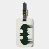 Batman-symbool | Spraypaint-logo Bagagelabel (Voorkant verticaal)