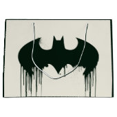 Batman Symbool | Spraypaint Logo Large Cadeautasje (Voorkant)