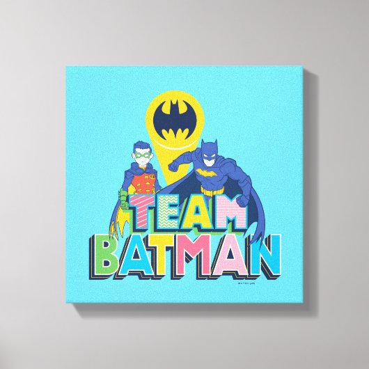 Batman | Team Batman Canvas Afdruk (Voorkant)