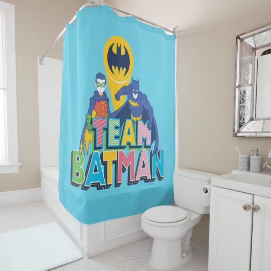 Batman | Team Batman Douchegordijn (In situ)