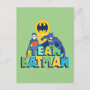 Batman   Team Batman en Robin Briefkaart