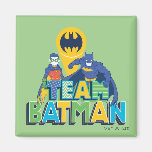 Batman | Team Batman en Robin Magneet (Voorkant)