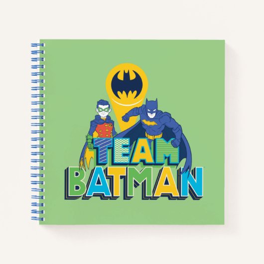 Batman | Team Batman en Robin Notitieboek (Voorkant)