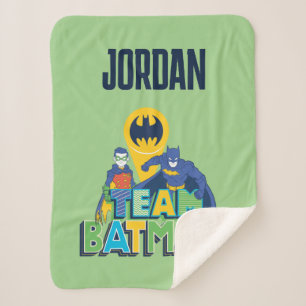 Batman Team Batman en Robin Sherpa Deken