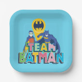 Batman | Team Batman Papieren Bordje (Voorkant)