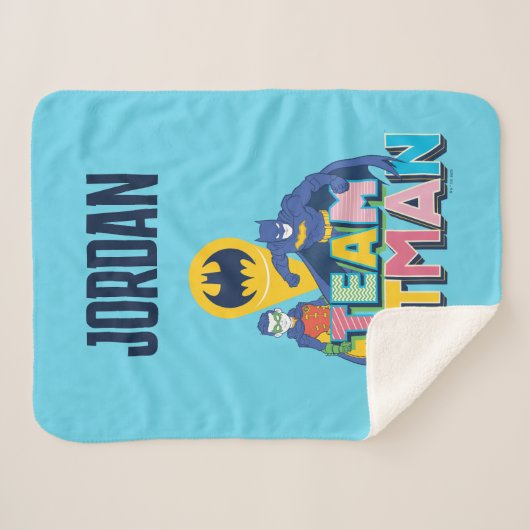 Batman | Team Batman Sherpa Deken (Voorkant (horizontaal))