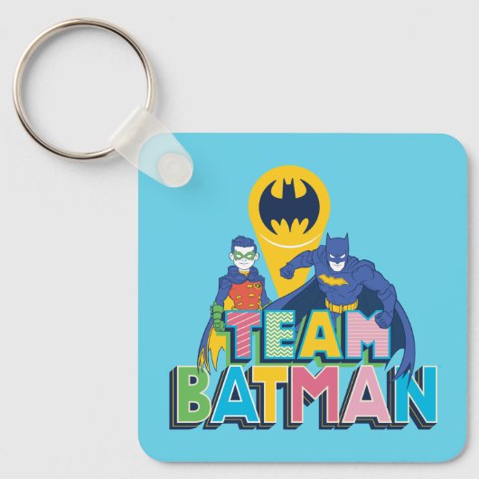 Batman | Team Batman Sleutelhanger (Voorkant)