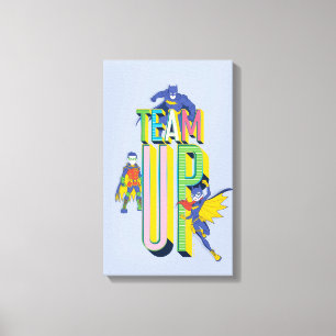 Batman   Team Up Canvas Afdruk