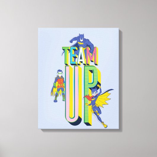 Batman | Team Up Canvas Afdruk (Voorkant)