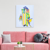 Batman | Team Up Canvas Afdruk (Insitu (Woonkamer))
