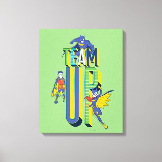Batman | Team Up Canvas Afdruk (Voorkant)