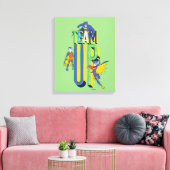 Batman | Team Up Canvas Afdruk (Insitu (Woonkamer))