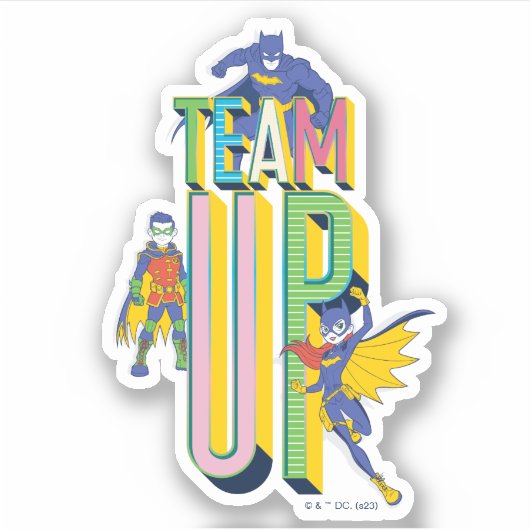 Batman | Team Up Sticker (Voorkant)