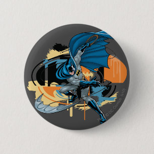 Batman Throw Ronde Button 5,7 Cm