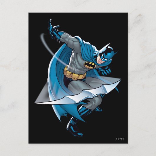 Batman Throwing Star Briefkaart (Voorkant)