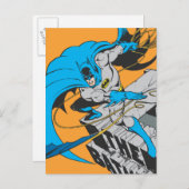 Batman Throws Batarang op Rooftop Briefkaart (Voorkant / Achterkant)