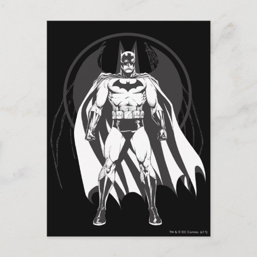 Batman uit logo briefkaart (Voorkant)