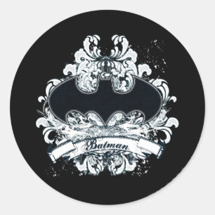 Batman  Urban Grunge Ronde Sticker