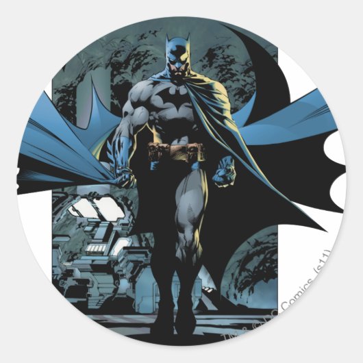 Batman Urban Legends - 1 Ronde Sticker (Voorkant)