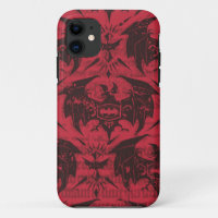 Batman Urban Legends - Gothic Bat Pattern Red/Blac