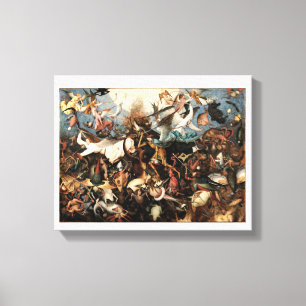 Batman V Superman Angels en Demons Painting Canvas Afdruk