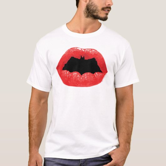Batman Valentijn | Bat Lips T-shirt (Voorkant)