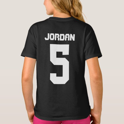 Batman | Verjaardag Meisje - Naam & Leeftijd T-shirt (Achterkant)