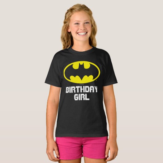 Batman | Verjaardag Meisje - Naam & Leeftijd T-shirt