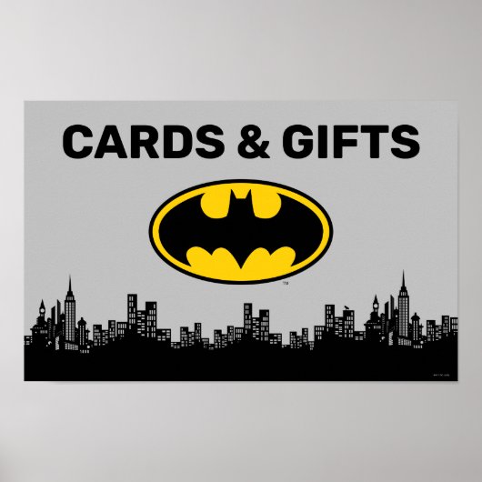 Batman | Verjaardagskaarten & Gifts teken Poster (Voorkant)