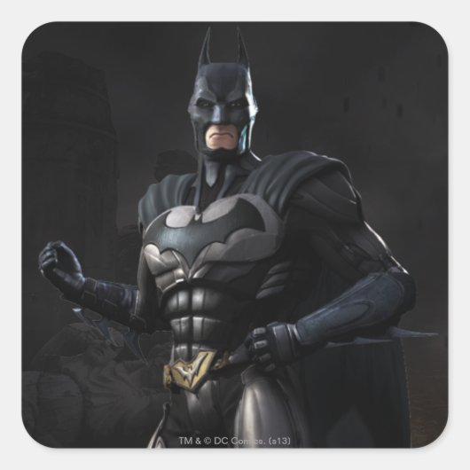 Batman Vierkante Sticker (Voorkant)